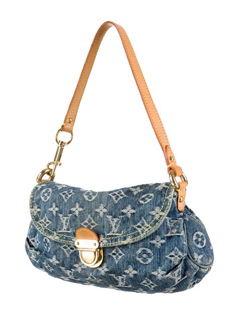 denim pleaty louis vuitton bag|louis vuitton denim mini pleaty.